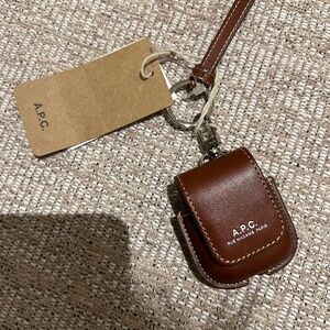A.P.C. Max AirPods case genuine leather